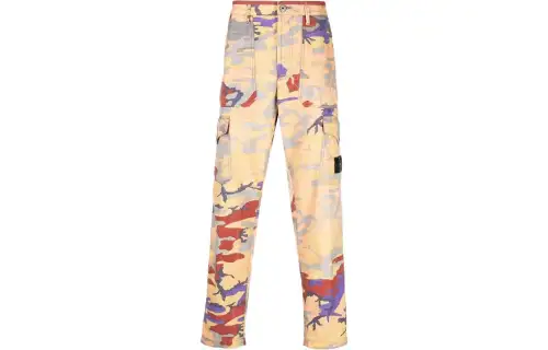 Stone Island Camo-Printed Cargo Pants
