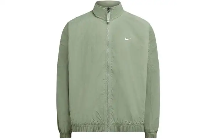 Nike Jackets Men's Green Stand Collar Moderate Other