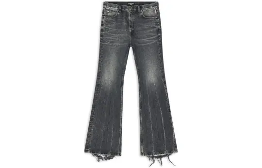 Balenciaga Jeans Men's Black Moderate Flared Pants