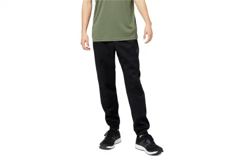 New Balance Knitted Sweatpants Men's Black Moderate Cuffed Pants