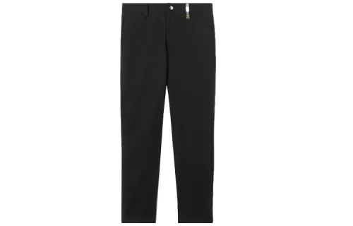 Burberry Dover Logo Plaque Trousers