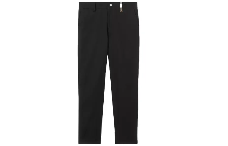 Burberry Dover Logo Plaque Trousers
