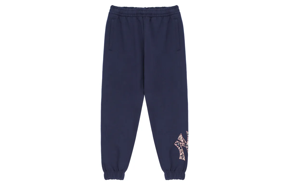 MLB Knitted Sweatpants Unisex Navy Blue