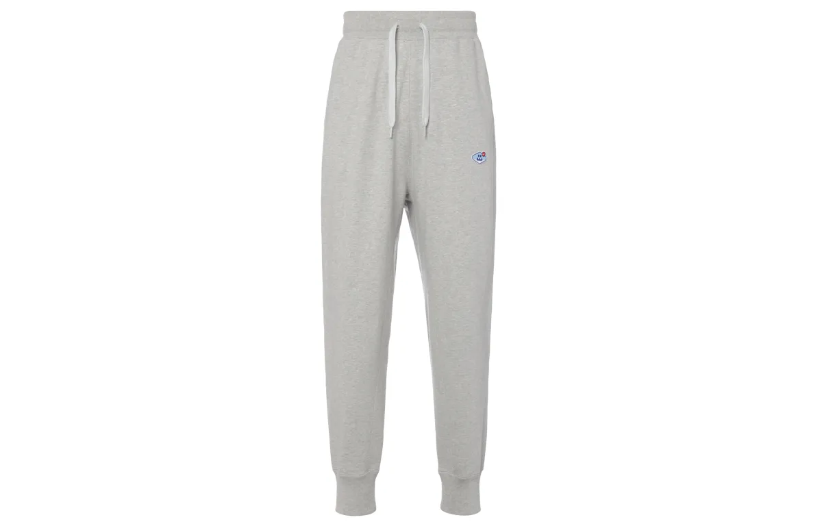Nike Knitted Sweatpants Men's Heather Gray Moderate Cuffed Pants