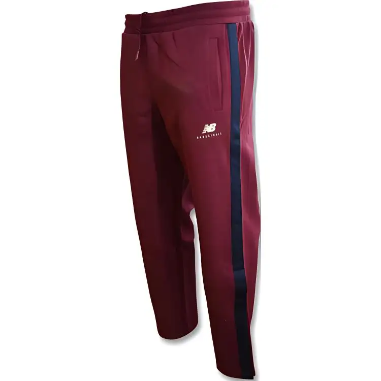 New Balance Knitted Sweatpants Men's Red Moderate Cuffed Pants