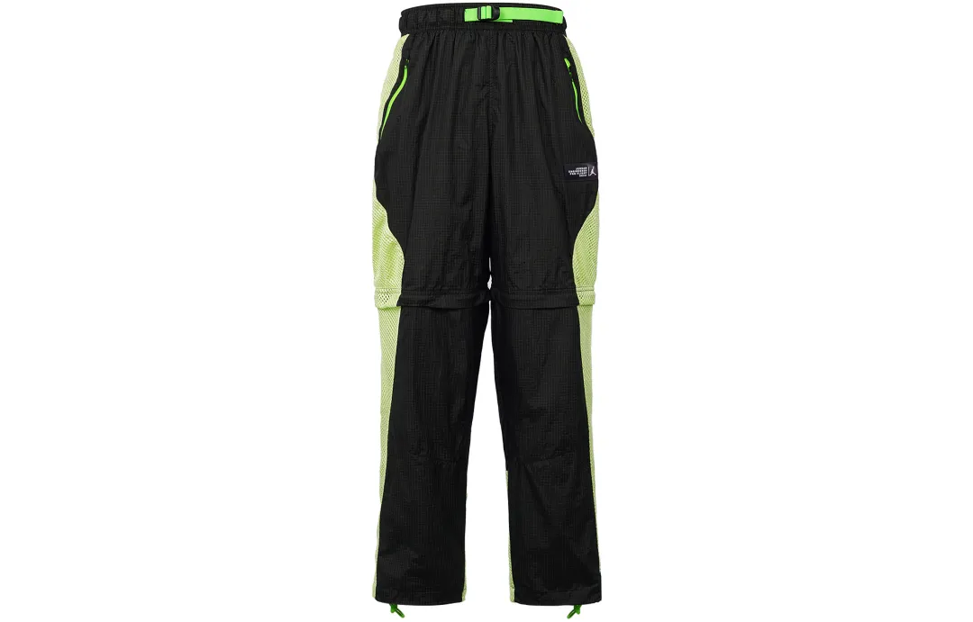 Jordan Knitted Sweatpants Men's Black Moderate Straight Fit Pants