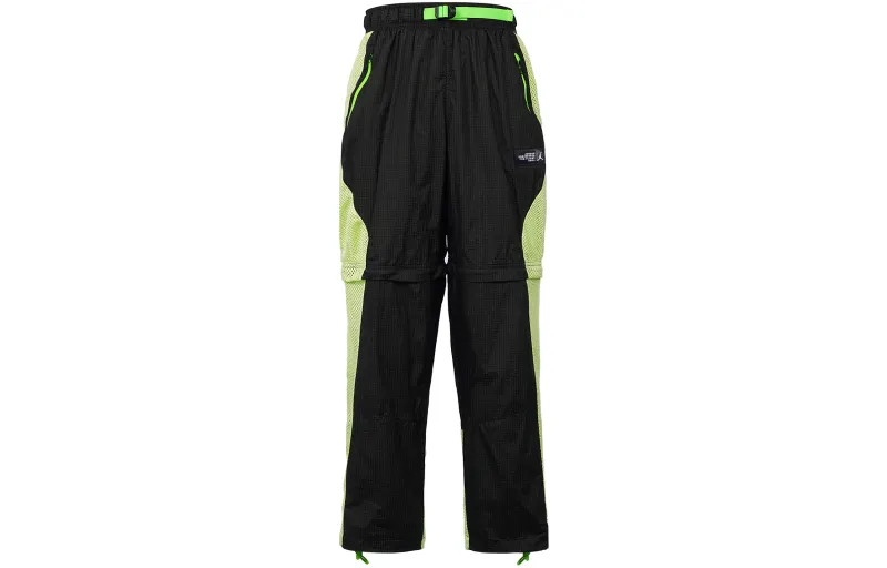 Jordan Knitted Sweatpants Men's Black Moderate Straight Fit Pants