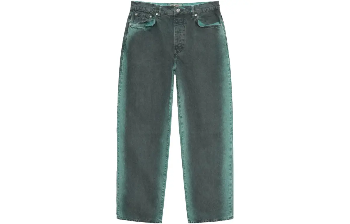 Stussy Big Ol' Spray Dye Logo Patch Jeans