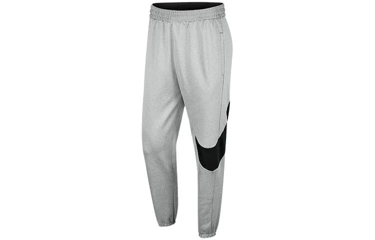 Nike Knitted Sweatpants Men's Gray Thickened Cuffed Pants