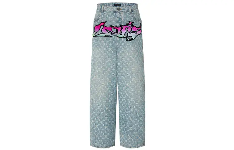 LOUIS VUITTON Baggy Denim Pants