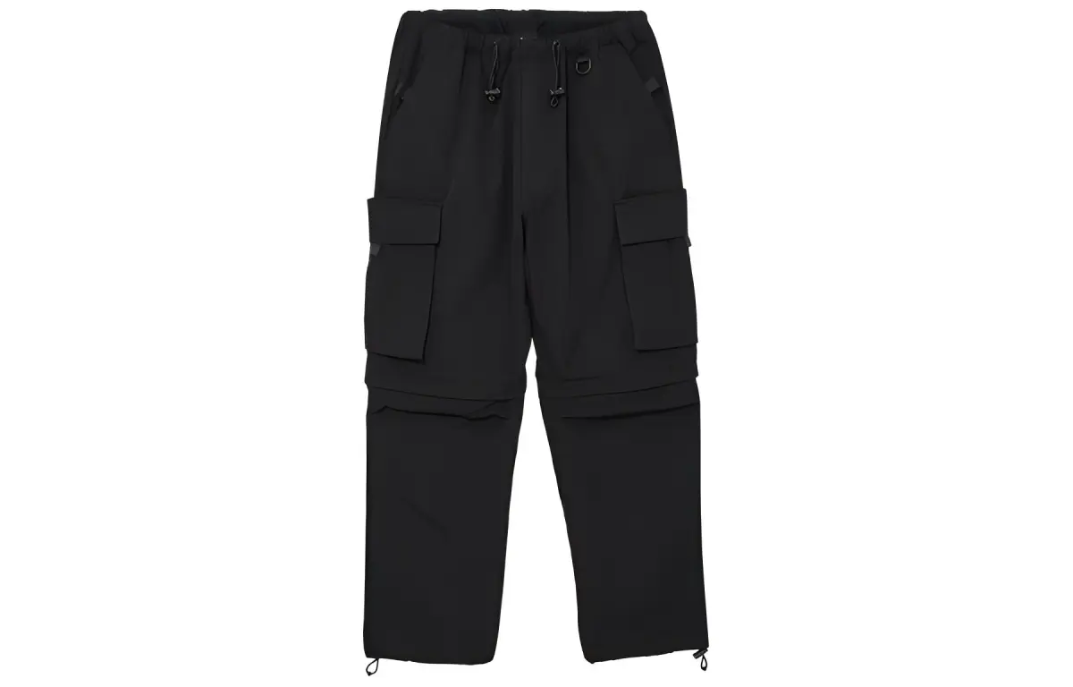 New Era Cargo Pants Unisex Black Moderate