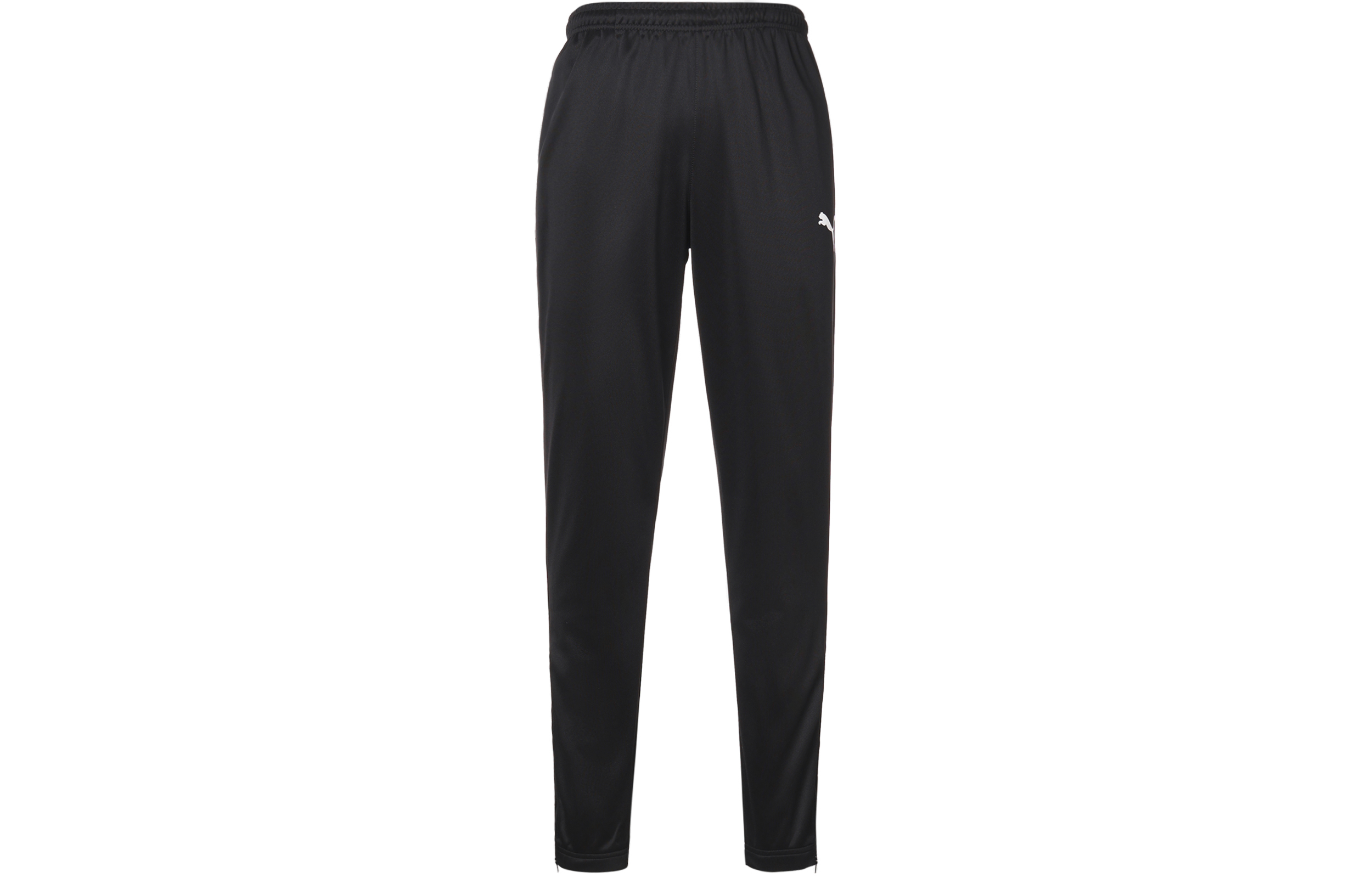 PUMA Puma, long knitted black trousers, classic length