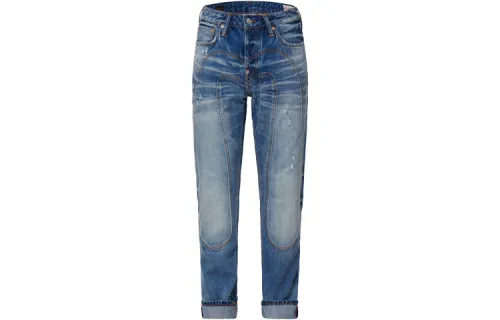 EVISU Jeans Men's Denim Blue Moderate Straight Fit Pants