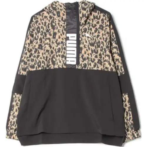 PUMA Jackets Men's Brown Hooded Moderate Other