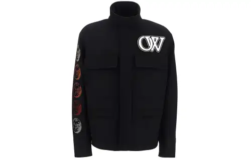 OFF-WHITE Phase Varsity wool-blend jacket
