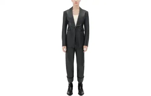 Bottega Veneta SS23 Leather Jacket Men's Black