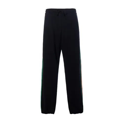 GUCCI X The North Face Web Print Cotton Jogging Pants