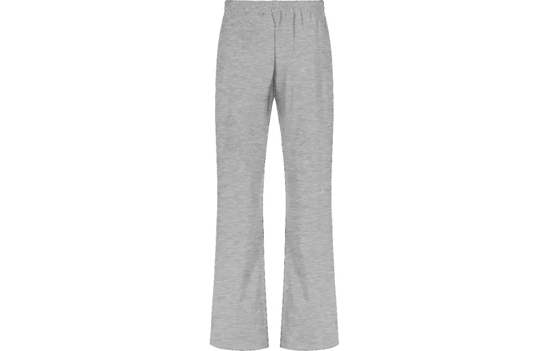 11ESTRANGER ASTRANGER Solid Color Bootcut Fleece Lined Knitted Sweatpants Unisex
