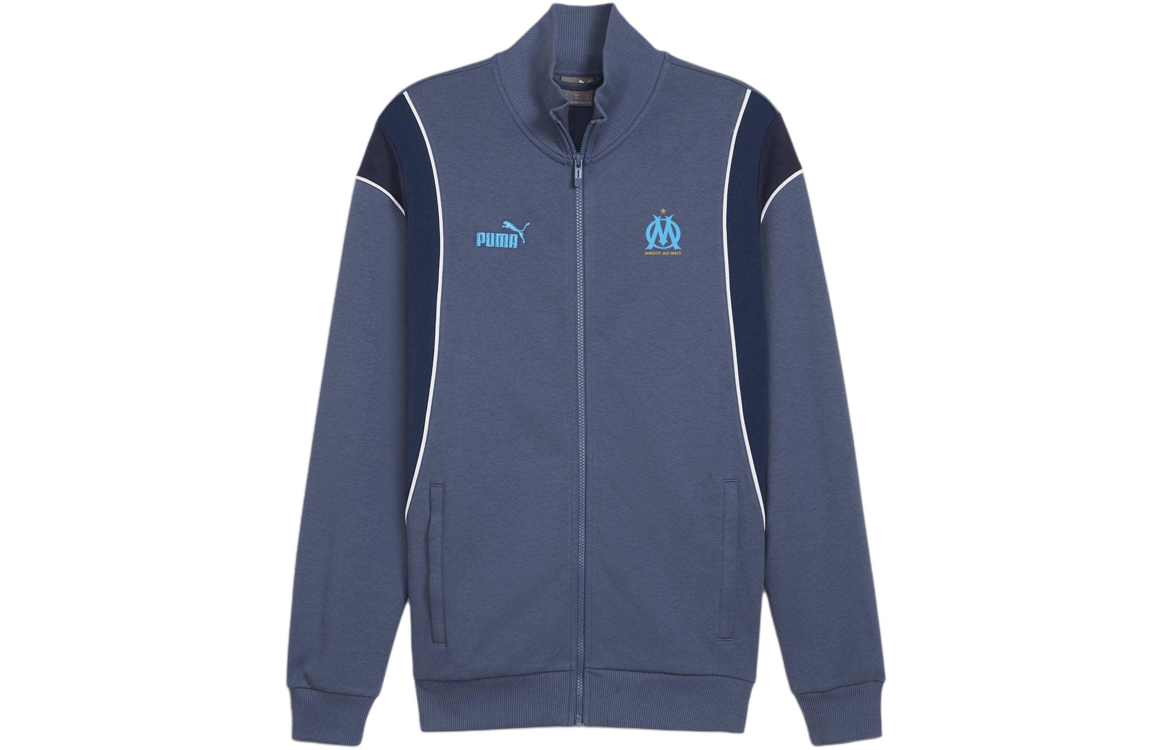 PUMA Olympique De Marseille FtblArchive Jackets & Coats Men's Ink Blue