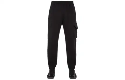 STONE ISLAND Cargo Pants Men's Black