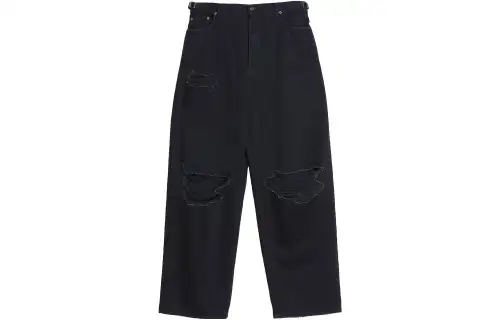 Balenciaga SS22 Jeans Loose Fit Men's Black
