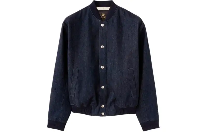 Loro Piana Adachi Bomber Jackets & Coats Men's Blue