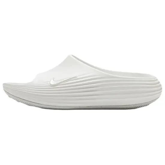 Nike ReactX Rejuven8 Slip Resistant Abrasion Resistant Slide Slippers Women's White