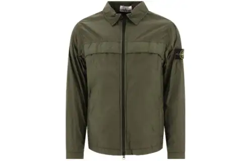 STONE ISLAND Jackets & Coats Men's Dark Green