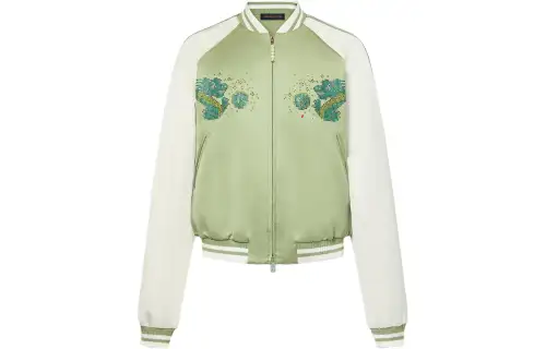 LOUIS VUITTON SS24 Baseball Jacket Jackets & Coats Men's Green