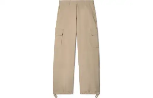 OFF-WHITE Ow Emb Drill wide-leg cargo trousers