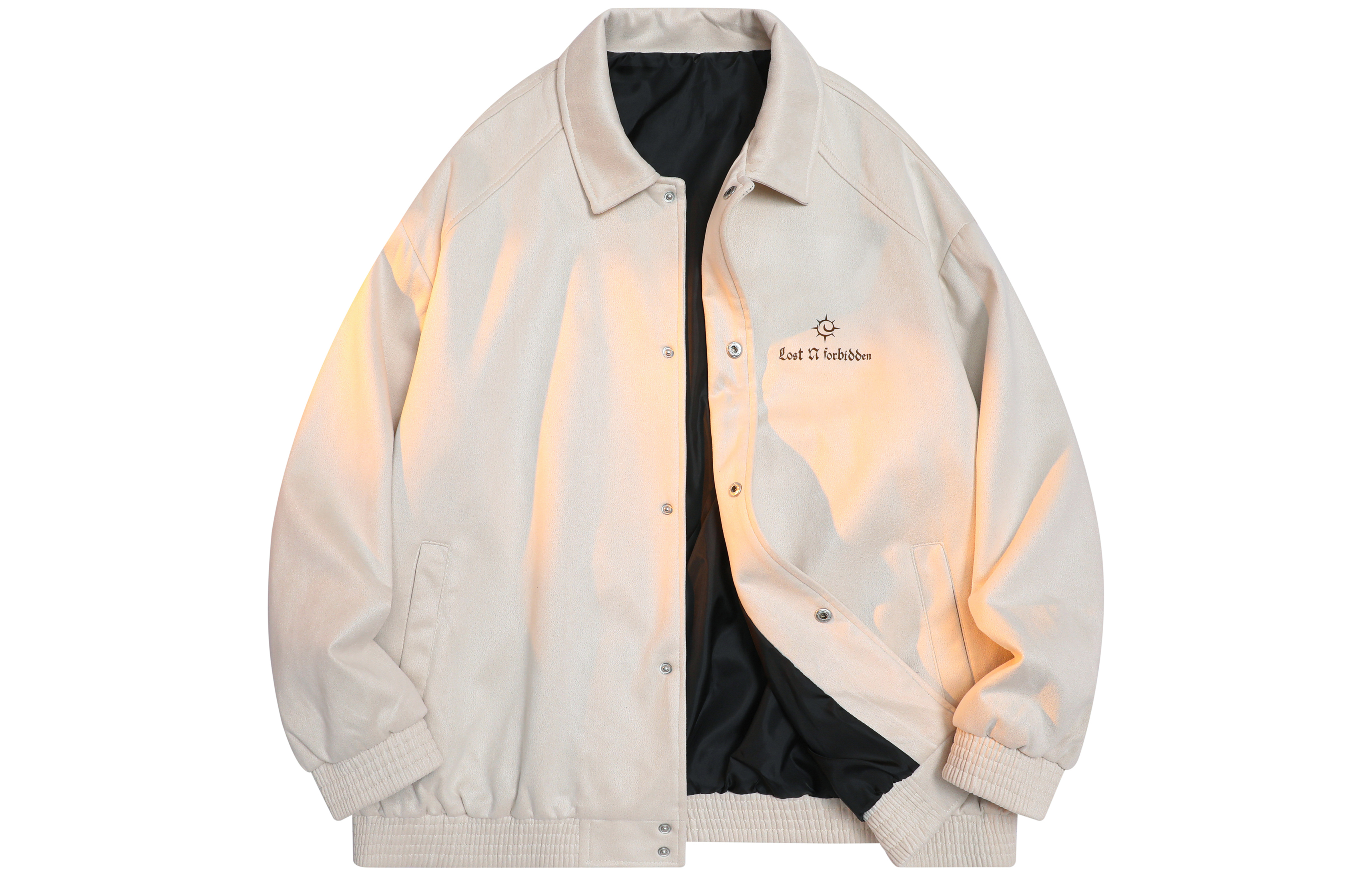 Lost N Forbidden Velvet retro jacket solar-powered for men and women, oversize