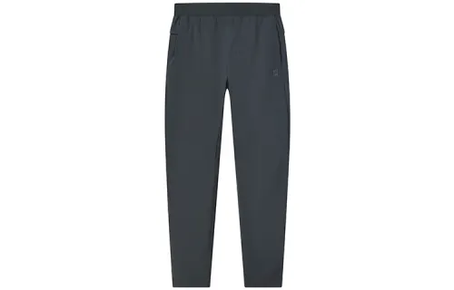 FILA Athletics Knitted Sweatpants Men's Tin Gray Moderate Straight Fit Pants