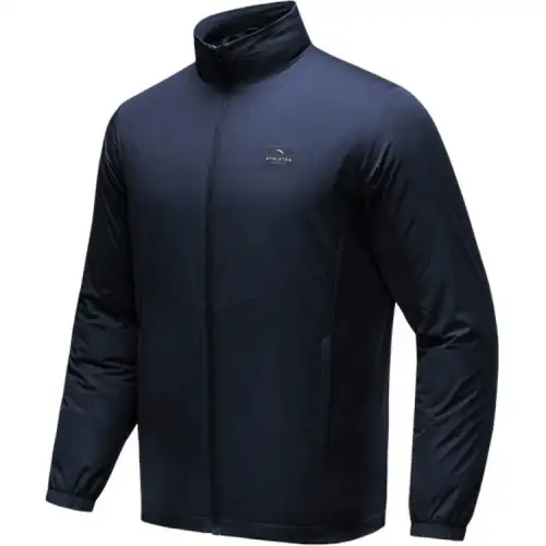 Anta Variety Training Collection Comfortable Casual Minimalist Style Stand Collar Fleece Lined Thermal Jackets & Coats