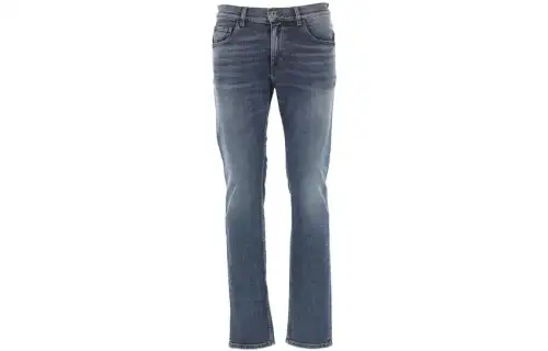 PRADA Jeans Men's Denim Blue Moderate Straight Fit Pants