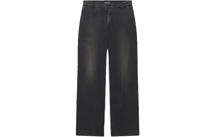 Balenciaga Worn Out Cotton Knit Trousers