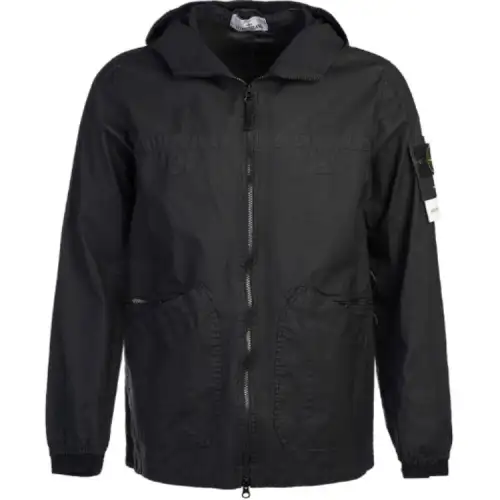 STONE ISLAND Jackets & Coats Men's Black