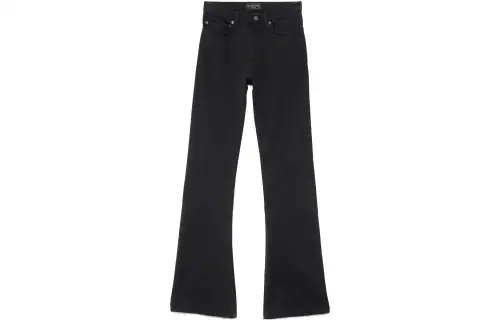 mid-rise bootcut jeans