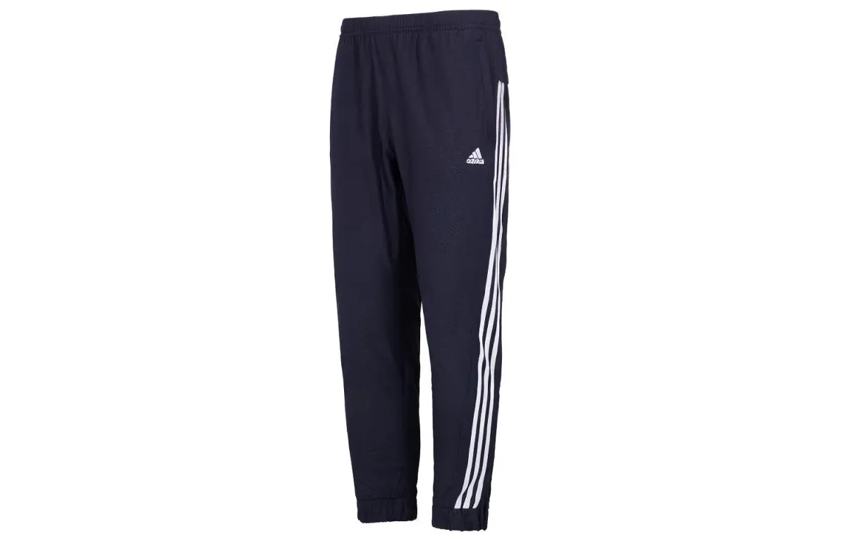 Adidas Knitted Sweatpants Men's Blue