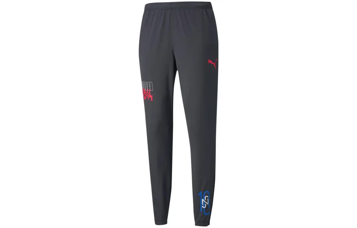 PUMA Neymar Jr. Knitted Sweatpants Men's Ebony Wood Moderate Cuffed Pants