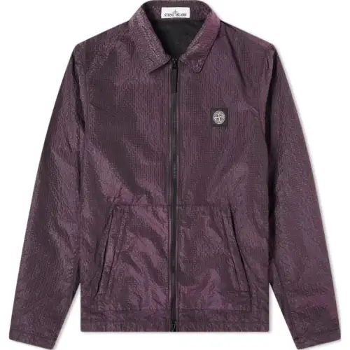 STONE ISLAND Jackets & Coats Men's Purple