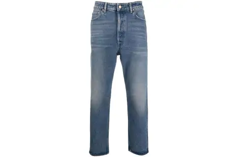 Golden Goose Deluxe Brand Washed Effect Straight Leg Jeans