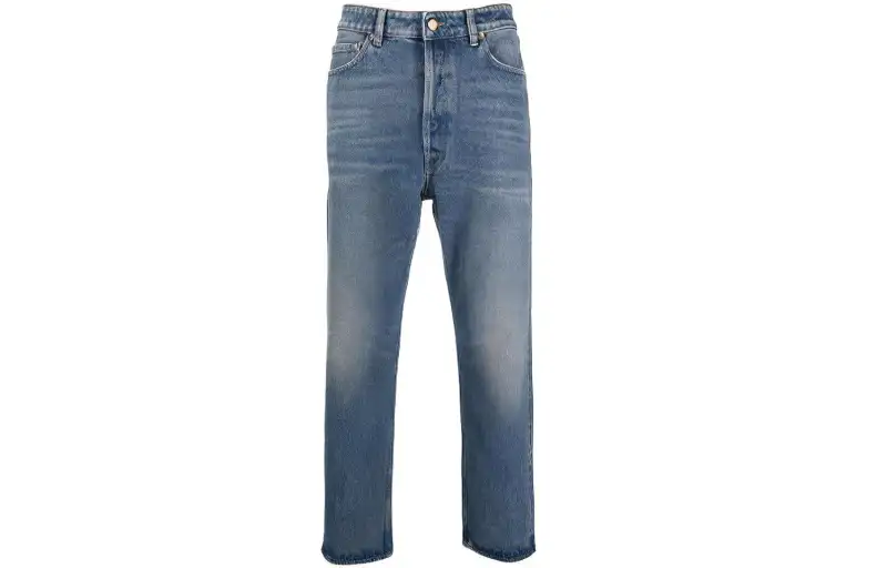 Golden Goose Deluxe Brand Washed Effect Straight Leg Jeans