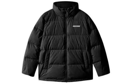 Skechers Colorful Down Jacket Unisex Carbon Black
