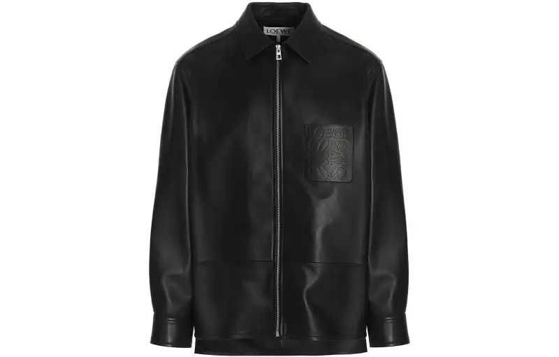 LOEWE Leather Zip Overshirt
