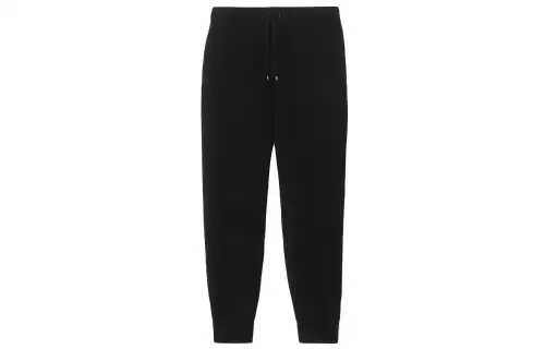Burberry Knitted Sweatpants Men's Black