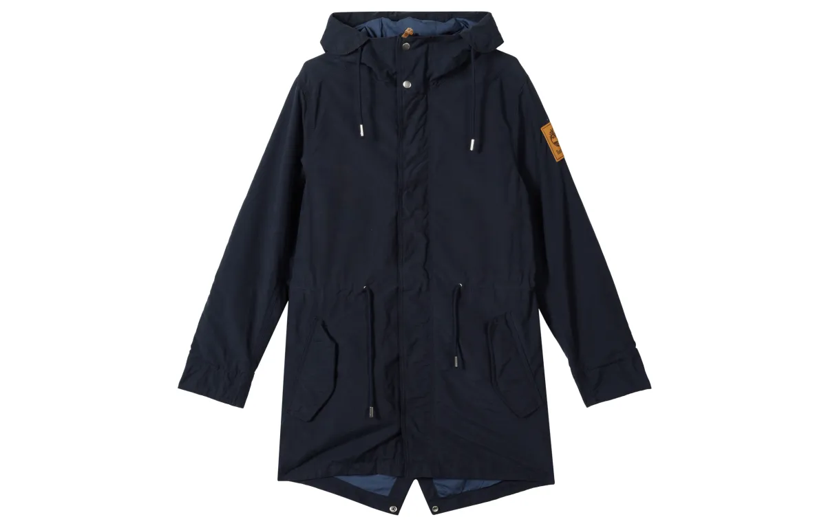 Timberland Parka Coats Men's Dark Sapphire Hooded Moderate