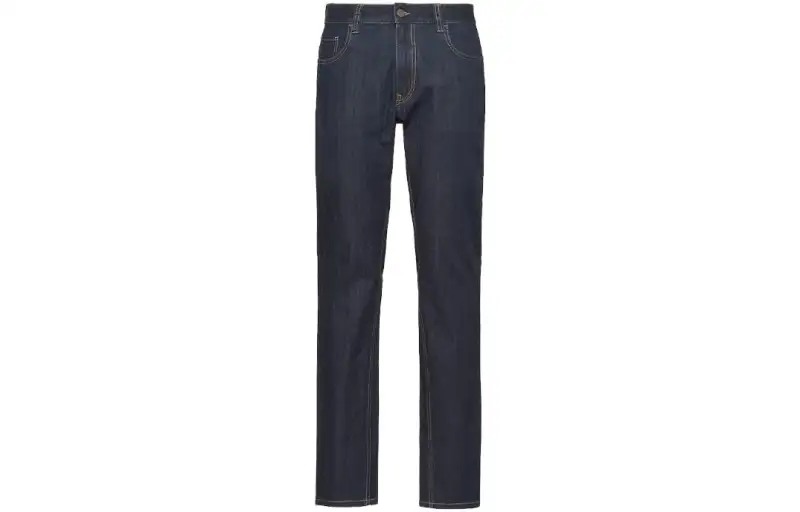PRADA Jeans Men's Blue Moderate Straight Fit Pants