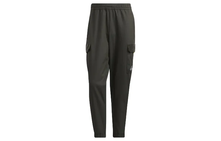 Adidas Knitted Sweatpants Men's Moderate Cuffed Pants