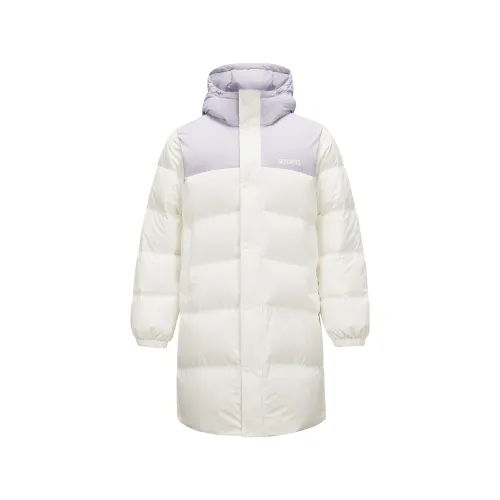 Skechers Wilderness Outdoor Collection Down Jacket Unisex Marshmallow White