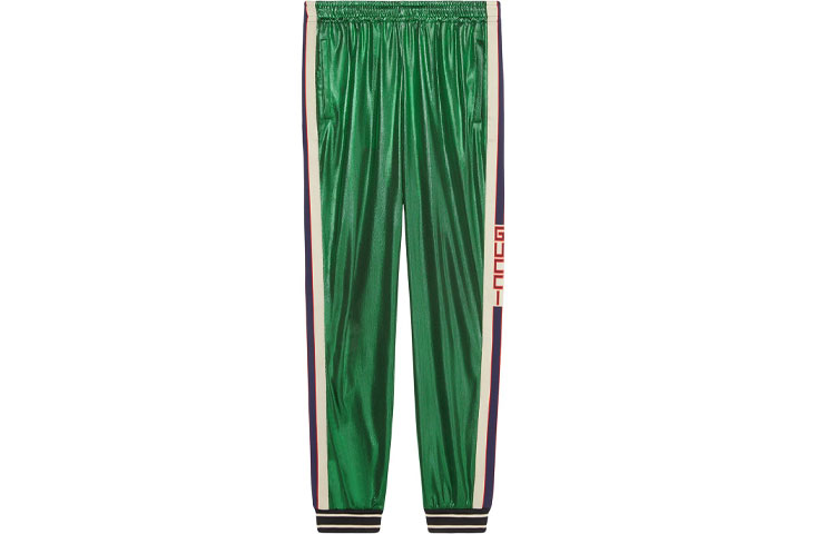 【Previous Season】Oversize laminated jersey jogging pant